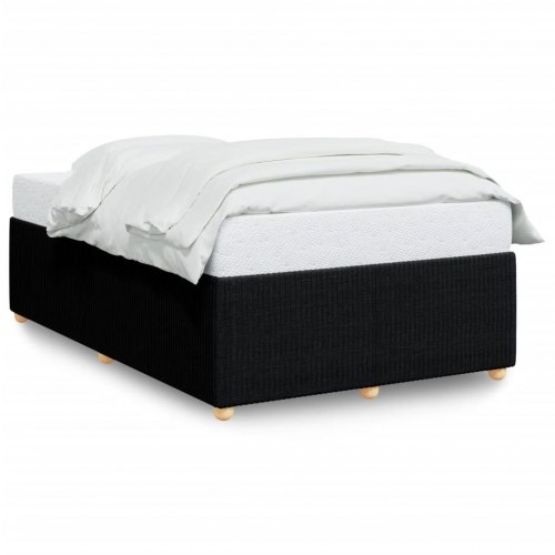 Sengeramme 120 x 190 cm i sort stof