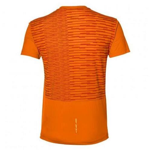 Kortærmet T-shirt til Mænd Asics fuzeX TEE Orange XS