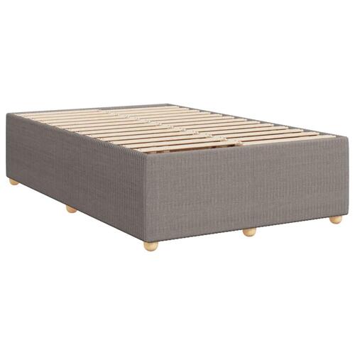 Sengeramme uden madras 120x190 cm stof gråbrun