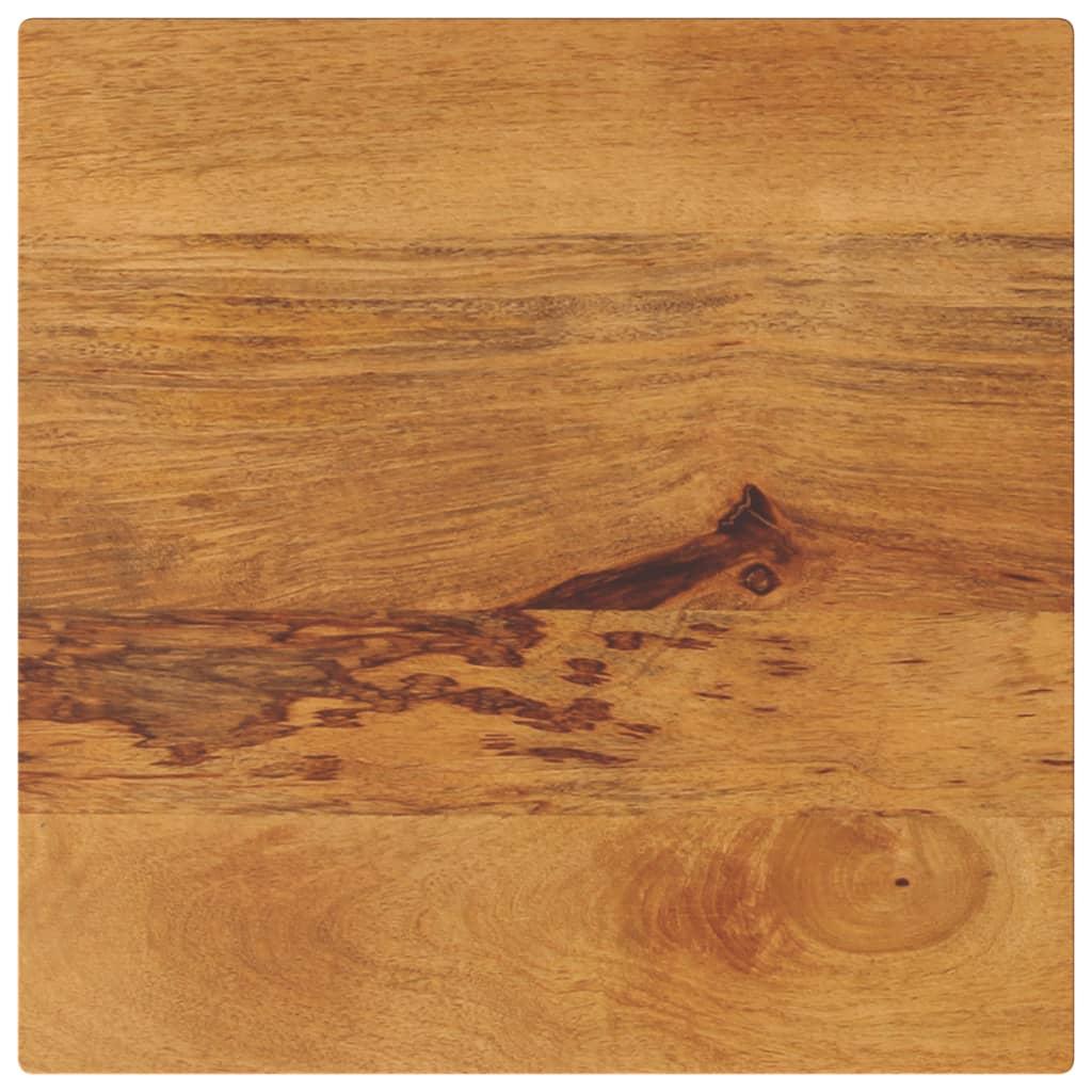 Bordplade 50 x 50 x 3,8 cm firkantet i massivt mangotræ