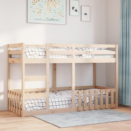Køjeseng 90x190 cm massivt fyrretræ