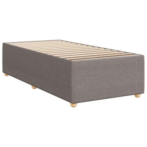 Sengeramme uden madras Taupe 100x200 cm Stof