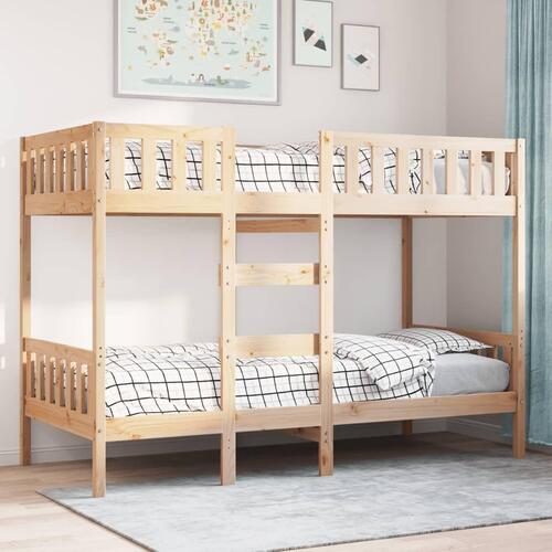 Køjeseng 80x200 cm massivt fyrretræ
