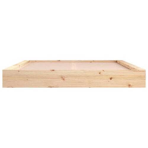 Sengeramme 200x200 cm massivt træ