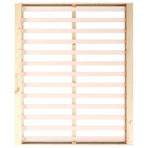 Sengeramme 200x200 cm massivt træ