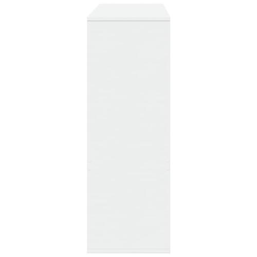 Rumdeler 100x33x94,5 cm konstrueret træ hvid