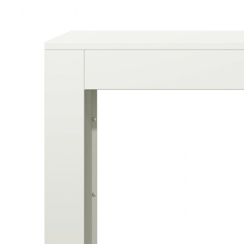 Brændestativ i stål - 100 × 40 × 100 cm, hvid