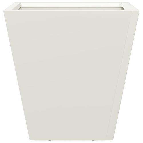 Plantekasse 30x30x30 cm stål hvid