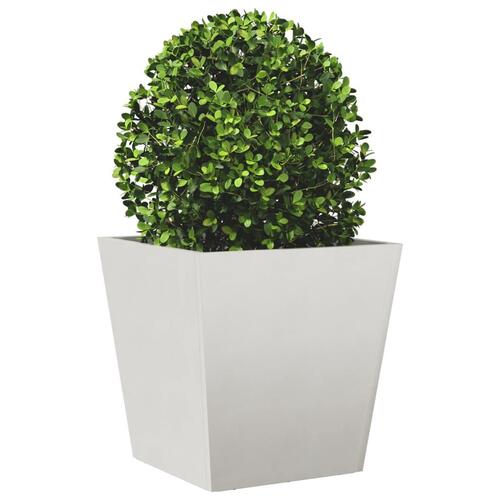 Plantekrukker 2 stk. 40x40x40 cm rustfrit stål