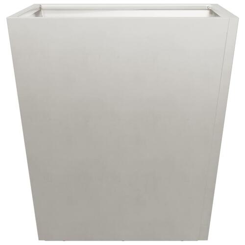 Plantekrukker 2 stk. 40x40x40 cm rustfrit stål