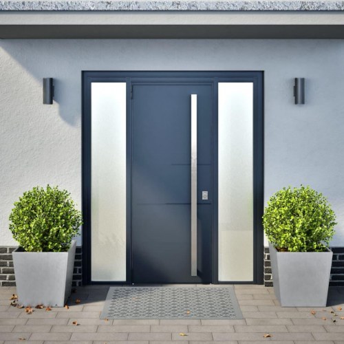 Plantekasser 2 stk. 50x50x50 cm galvaniseret stål