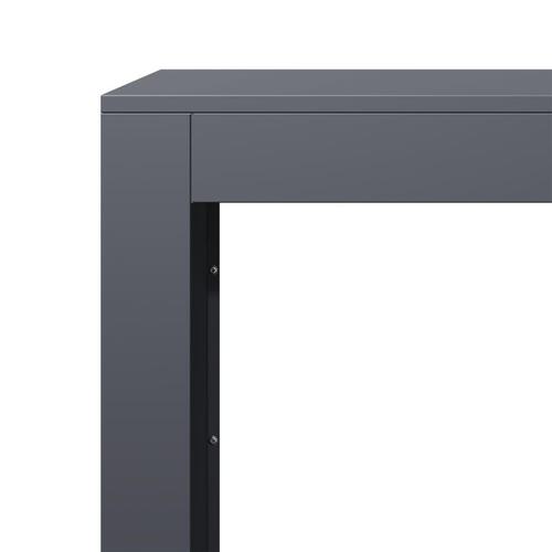 Brændestativ 60x40x100 cm stål antracitgrå