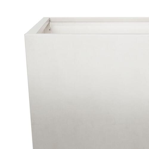 Plantekasser 2 stk. 45x45x75 cm rustfrit stål