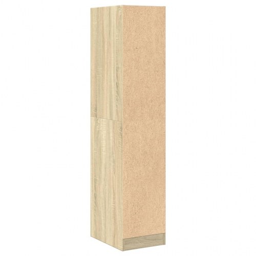 Apotekerskab i sonoma eg 30×41×144,5 cm - konstrueret træ