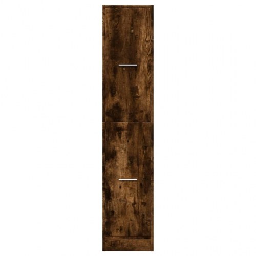 Apotekerskab 30×41×144,5 cm i konstrueret træ - røget egetræsfarve