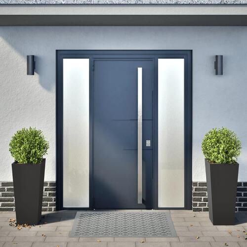 Plantekrukker 2 stk. 35x35x75 cm stål sort