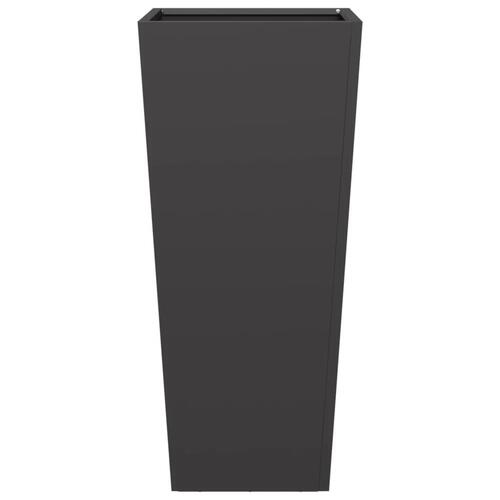 Plantekrukker 2 stk. 35x35x75 cm stål sort