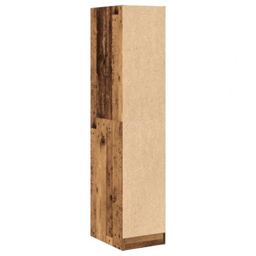 Apotekerskab 30×41×144,5 cm - konstrueret træ i gammelt træ-look