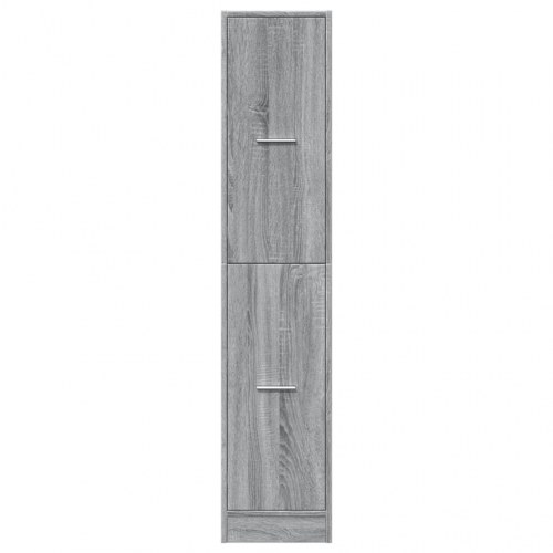 Apotekerskab 30×41×144,5 cm - grå sonoma-eg, konstrueret træ