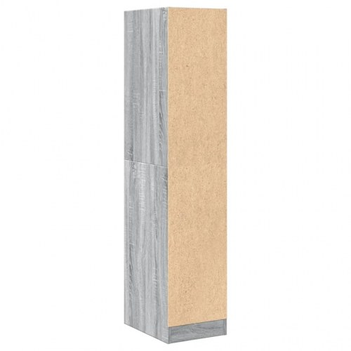 Apotekerskab 30×41×144,5 cm - grå sonoma-eg, konstrueret træ