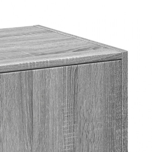Apotekerskab 30×41×144,5 cm - grå sonoma-eg, konstrueret træ