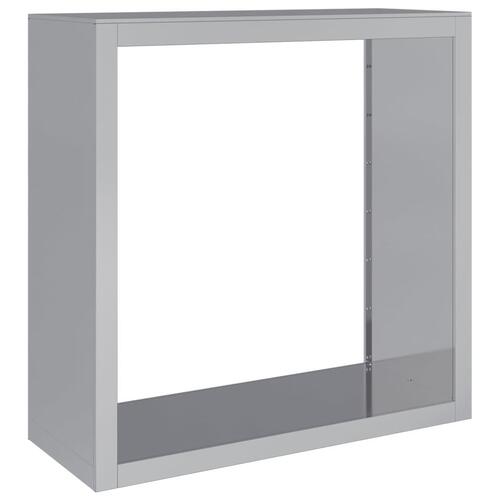 Brændestativ 100x40x100 cm galvaniseret stål