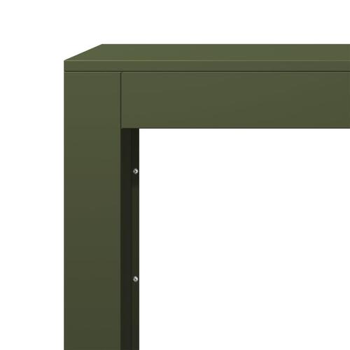 Brændestativ 100x40x100 cm stål grøn