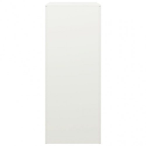 Brændestativ 60 × 40 × 100 cm - stål, hvid