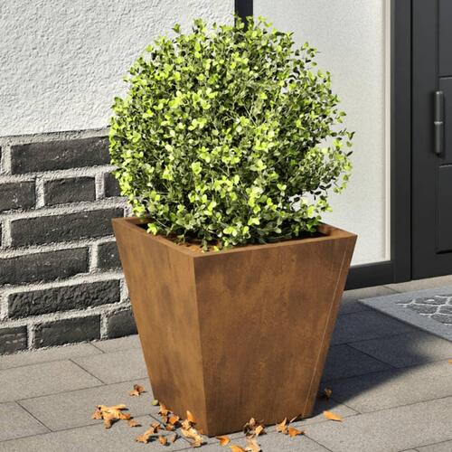 Havekrukker 2 stk. 30x30x30 cm i vejrbestandigt stål