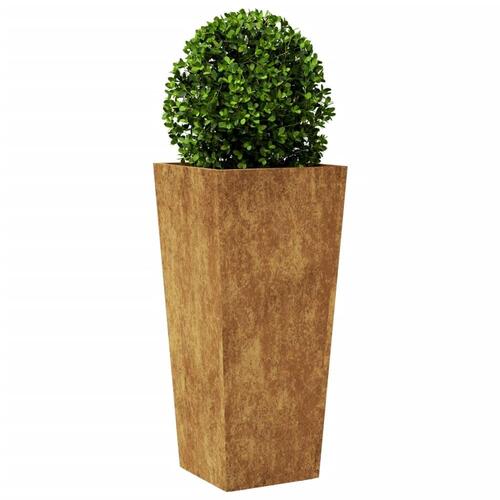 Havekrukker 2 stk 35x35x75 cm Forvitringsstål