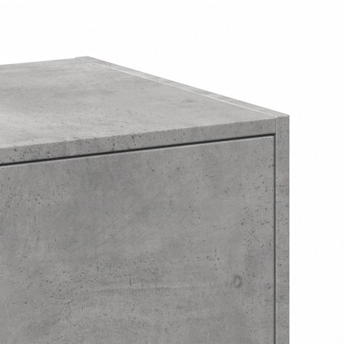 Apotekerskab 30×41×144,5 cm i konstrueret træ - betongrå