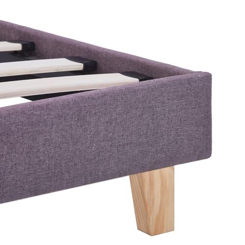 Sengeramme uden madras 135x190 cm stof gråbrun