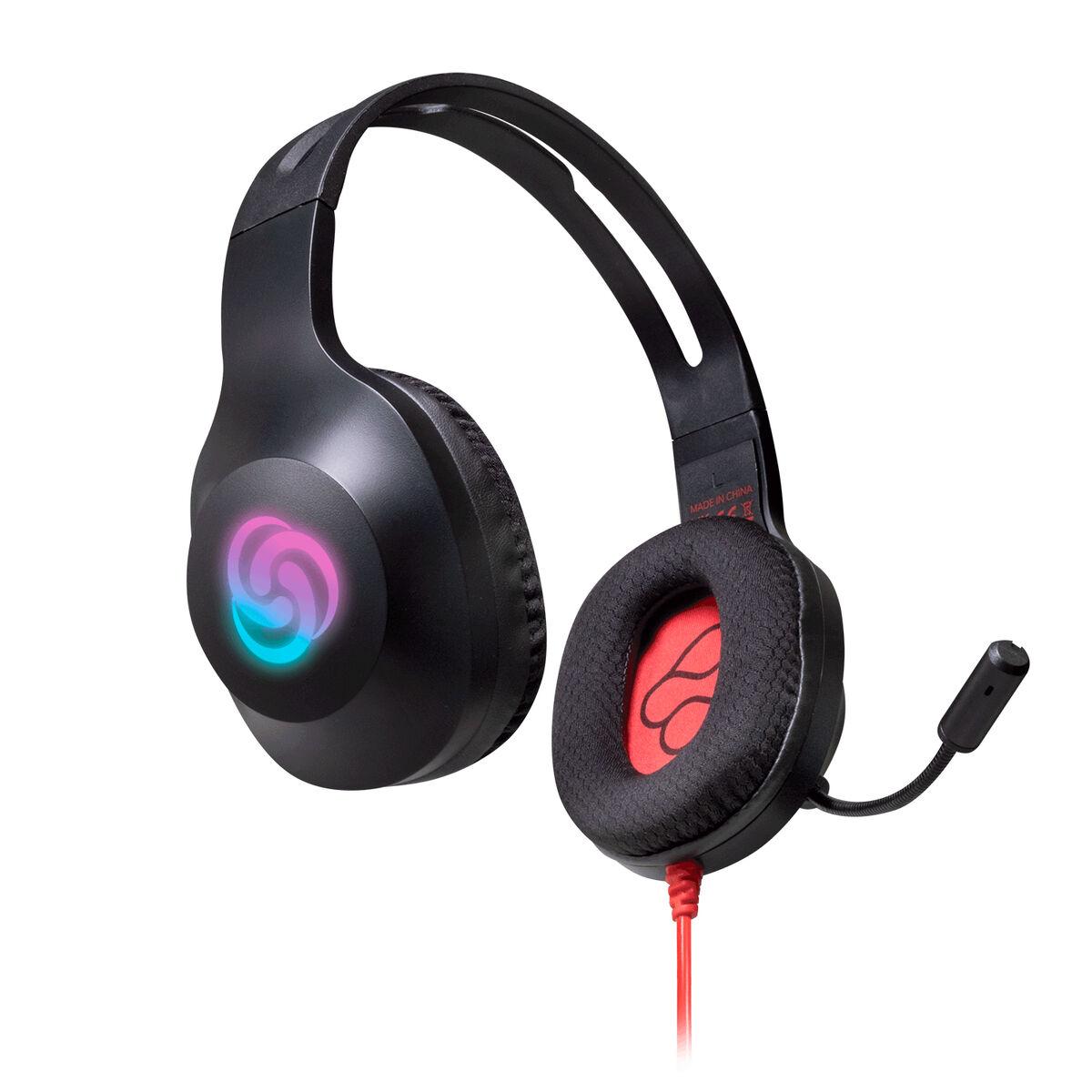 Gaming headset med mikrofon FR-TEC Sort Multifarvet (OUTLET A)