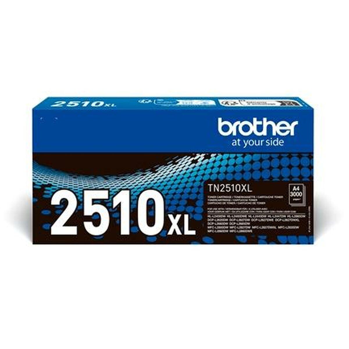 Original toner Brother TN-2510XL Sort