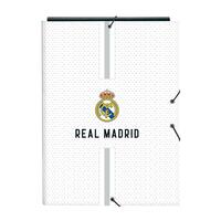 Ringbind Real Madrid C.F. Hvid Grå A4 26 x 33.5 x 2.5 cm