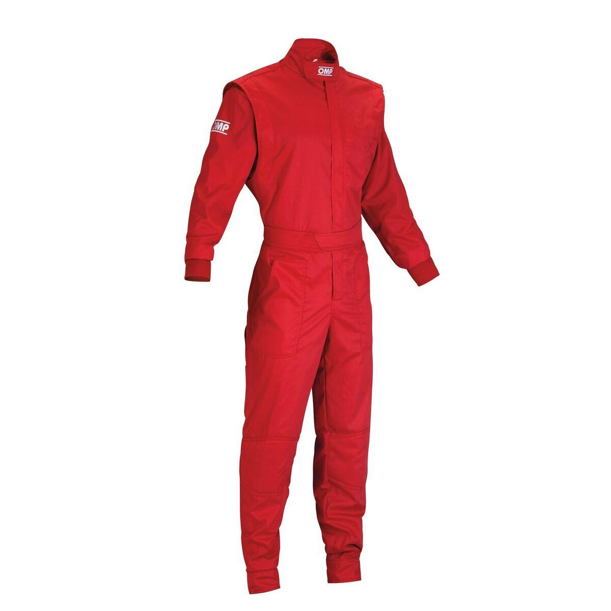 Motorcykel køredragt OMP - rød racer jumpsuit, str. 46