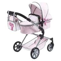 Lille Barnevogn til Dukker Reig Combi 62 cm 82 x 79 x 38,5 cm Pink