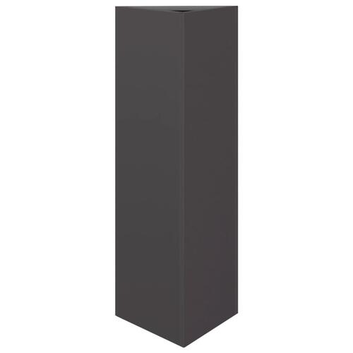 Plantekrukke 30x26x75 cm trekantet stål sort