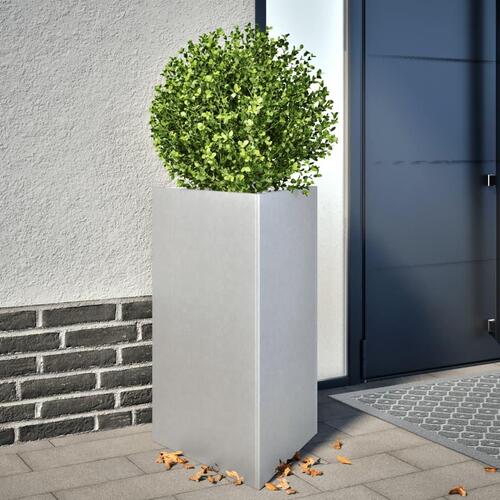 Plantekasse 50x43x75 cm trekantet galvaniseret stål