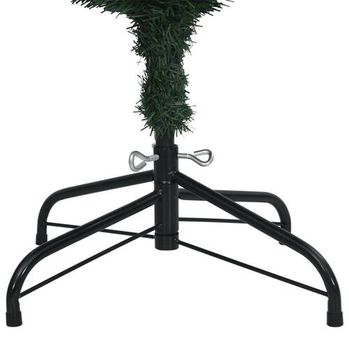 Kunstigt smalt juletræ med 300 LED-lys 180 cm