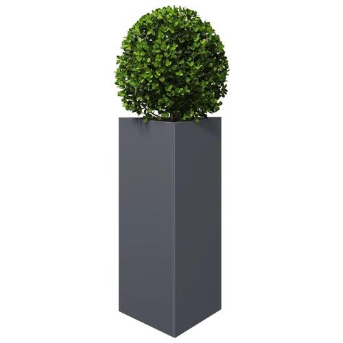 Plantekrukke 40x34,5x70 cm trekantet stål antracitgrå
