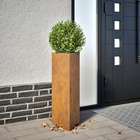 Havekrukker 2 stk. trekantede 30x26x75 cm i vejrbestandigt stål