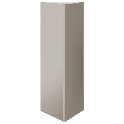 Havekrukker 2 stk. trekantede 30x26x75 cm i vejrbestandigt stål