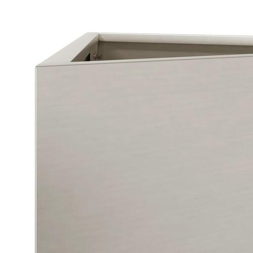 Havekrukker 2 stk. trekantede 30x26x75 cm i vejrbestandigt stål