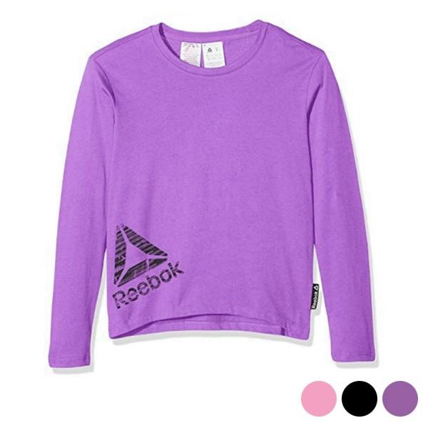 Langærmet T-shirt til Børn Reebok G ES LS Tee Lilla M