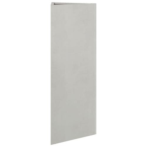 Plantekrukker 2 stk. 30x26x75 cm trekantet rustfrit stål sort