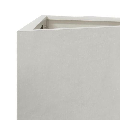 Plantekrukker 2 stk. 30x26x75 cm trekantet rustfrit stål sort