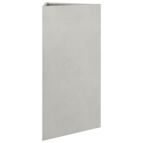 Plantekrukke 40x34,5x70 cm trekantet rustfrit stål