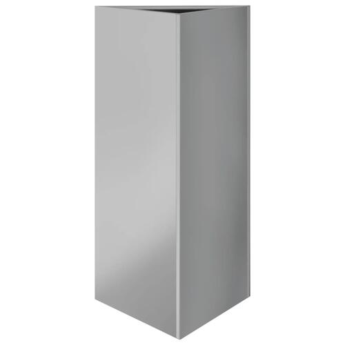 Plantekasse 40x40x75 cm trekantet galvaniseret stål