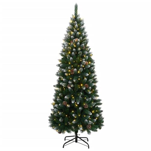 Kunstigt juletræ med 300 LED-lys 240 cm